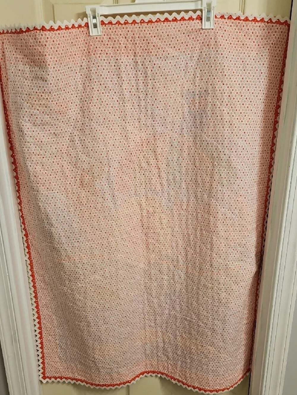 Quilted Style Hand Made Noah's Ark Themed Baby Blanket
